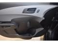 Jet Black/Dark Titanium 2016 Chevrolet Sonic LS Sedan Door Panel