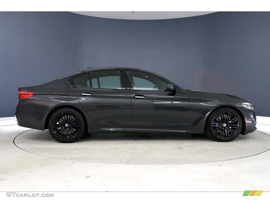 2017 5 Series 530i Sedan - Dark Graphite Metallic / Black photo #14