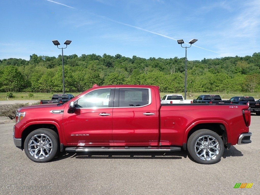 Red Quartz Tintcoat 2020 GMC Sierra 1500 SLT Crew Cab 4WD Exterior Photo #138288768