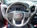 Jet Black 2020 GMC Sierra 1500 SLT Crew Cab 4WD Steering Wheel