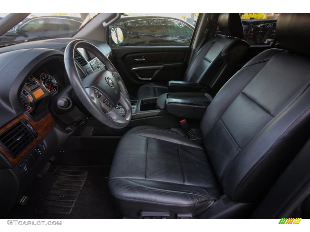 2015 Nissan Armada SL Front Seat Photos