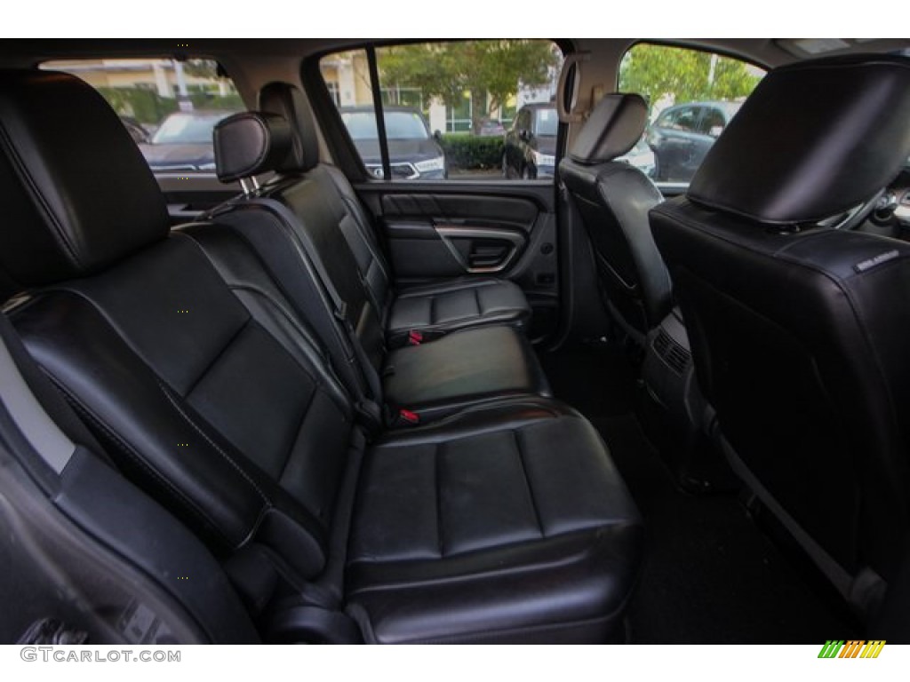 2015 Nissan Armada SL Rear Seat Photos
