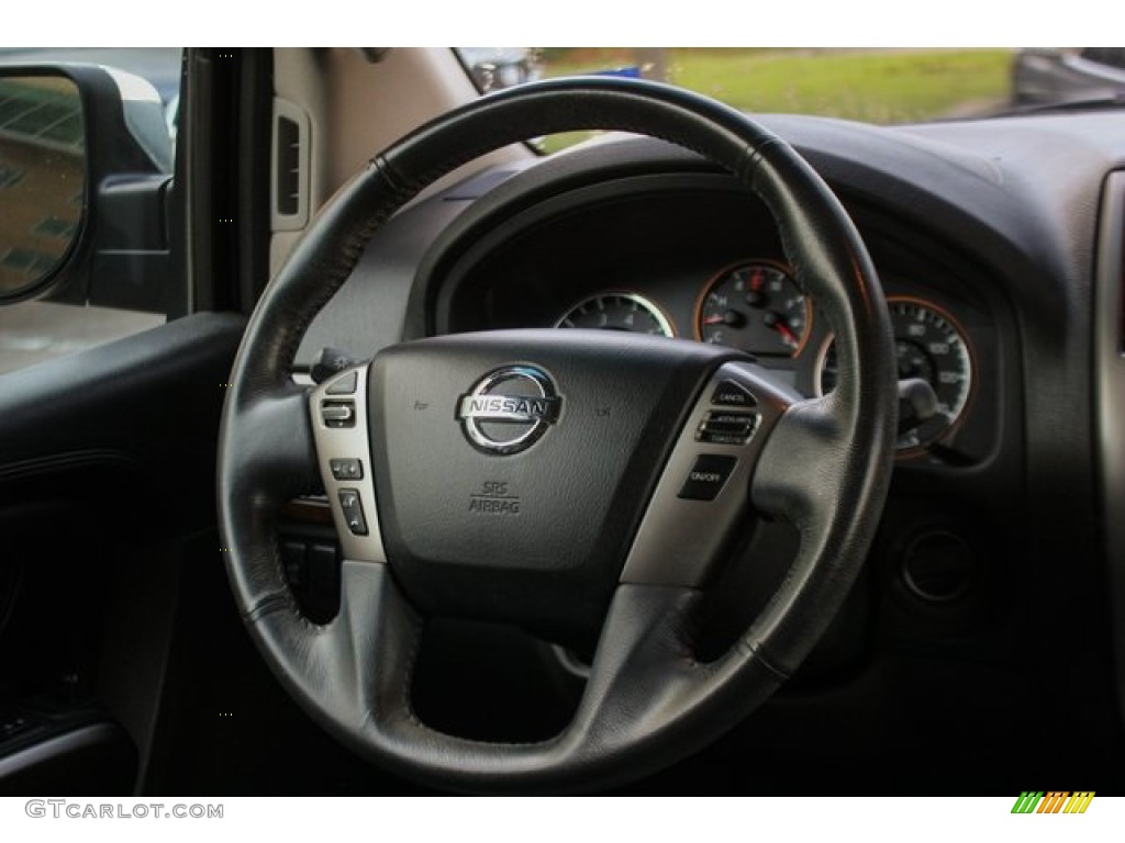 2015 Nissan Armada SL Steering Wheel Photos