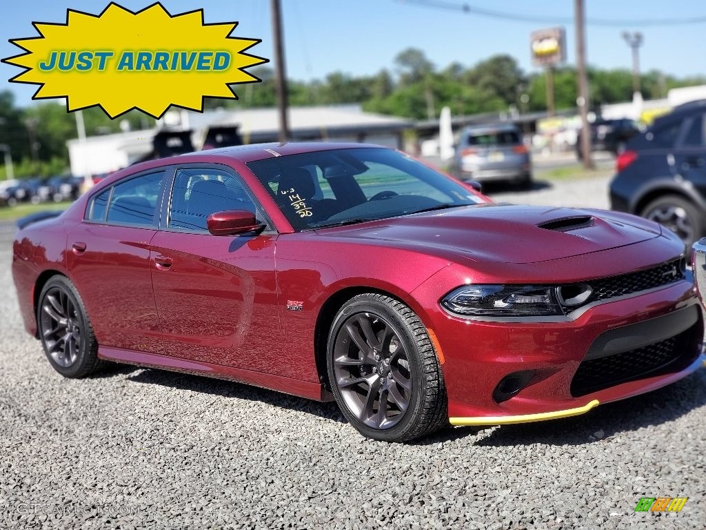 2020 Charger Scat Pack - Octane Red / Black photo #1