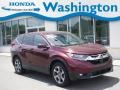 2017 Basque Red Pearl II Honda CR-V EX AWD  photo #1