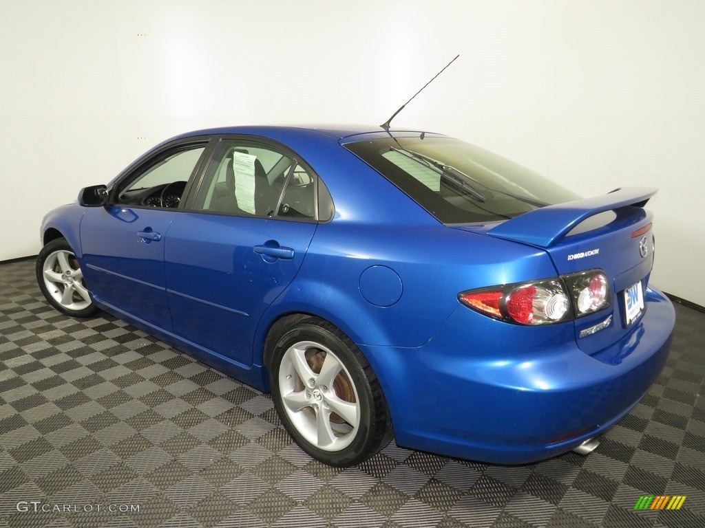 2008 MAZDA6 i Sport Hatchback - Bright Island Blue / Black photo #9