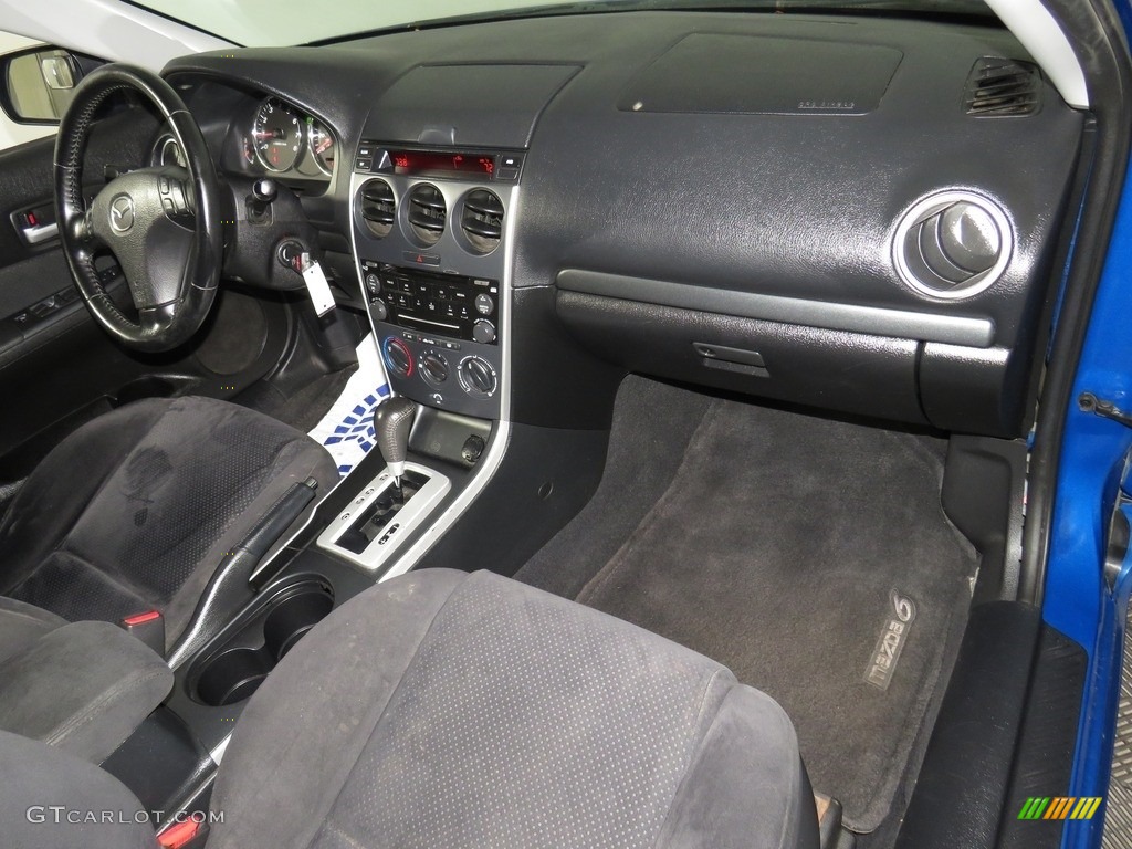 2008 MAZDA6 i Sport Hatchback - Bright Island Blue / Black photo #16