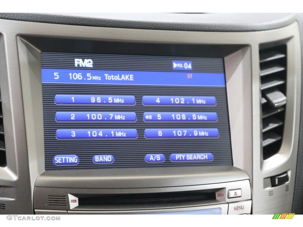 2011 Subaru Outback 2.5i Limited Wagon Audio System Photos