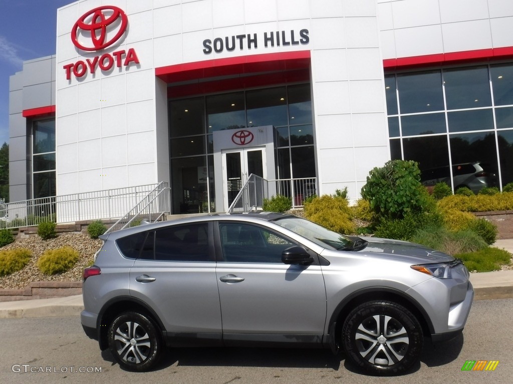 2017 RAV4 LE AWD - Silver Sky Metallic / Black photo #2