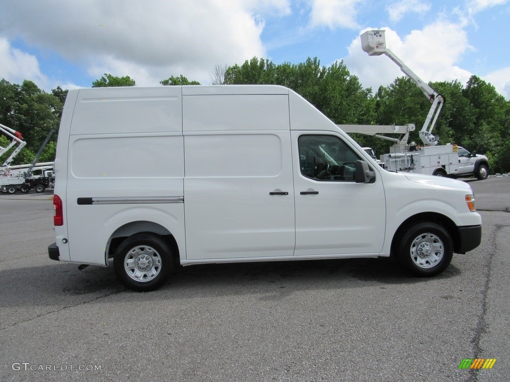 Glacier White 2018 Nissan NV 2500 HD S Cargo Exterior Photo #138296114
