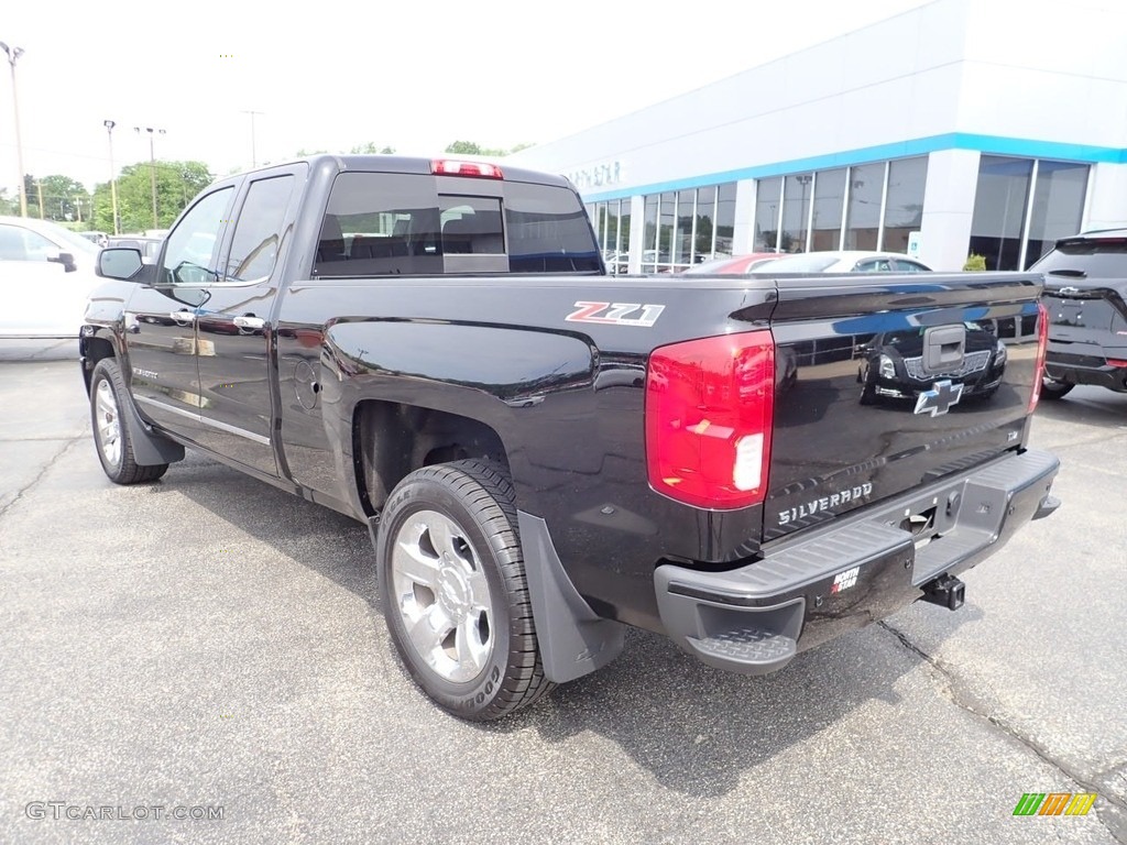 2017 Silverado 1500 LTZ Double Cab 4x4 - Black / Jet Black photo #4