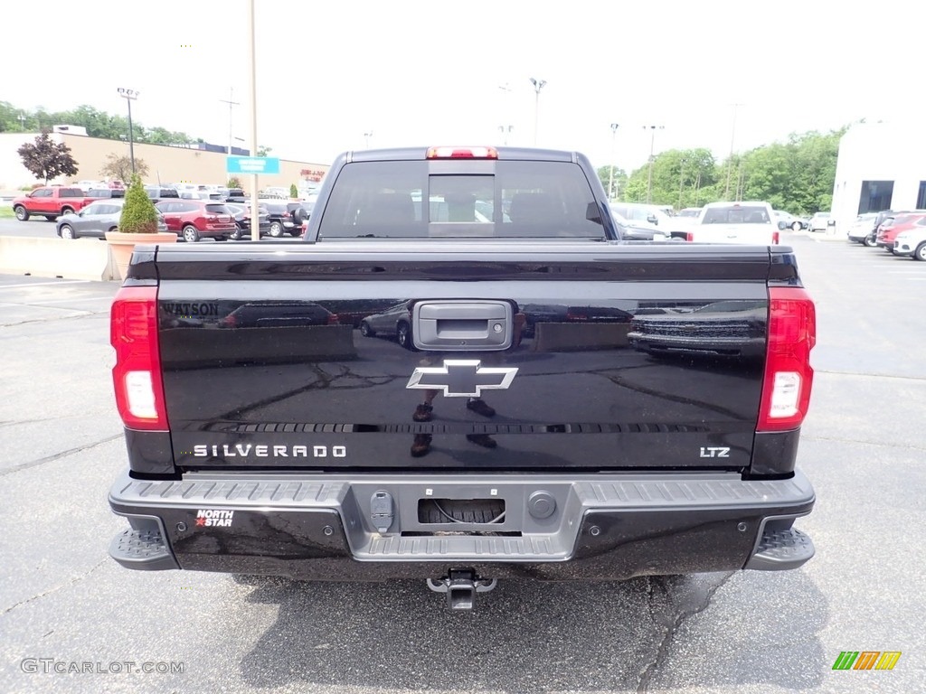 2017 Silverado 1500 LTZ Double Cab 4x4 - Black / Jet Black photo #6