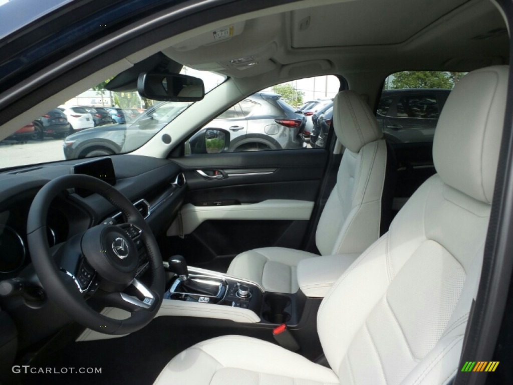 2020 CX-5 Grand Touring AWD - Deep Crystal Blue Mica / Parchment photo #8