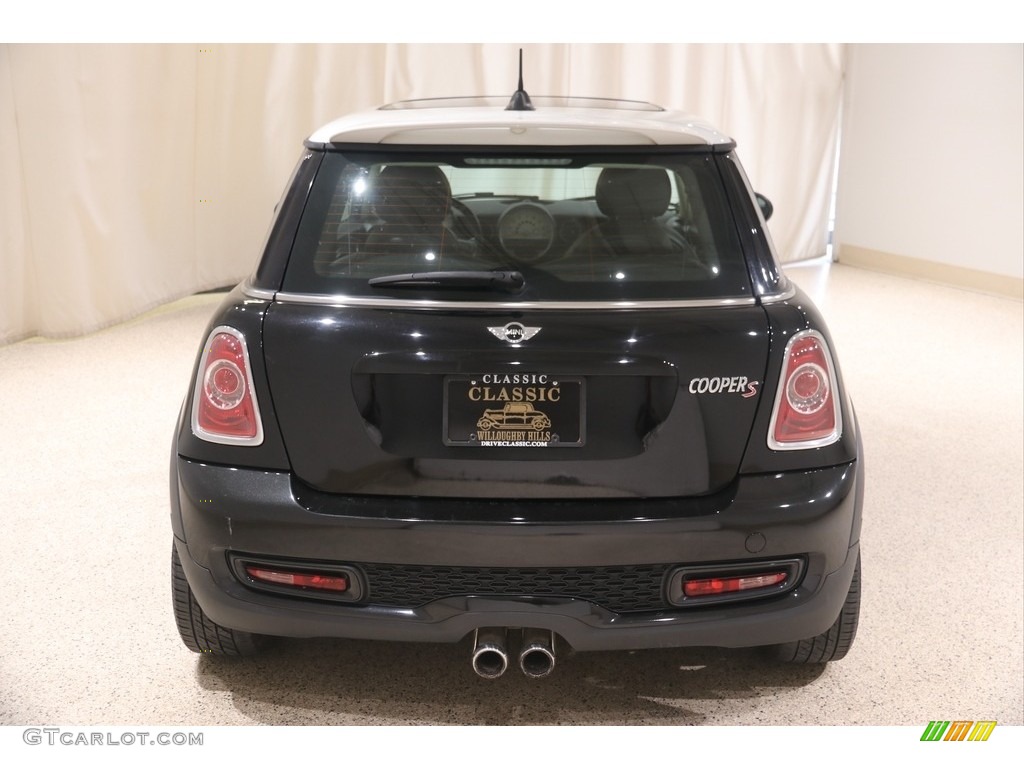 2013 Cooper S Hardtop - Midnight Black Metallic / Carbon Black photo #4