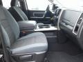 Black/Diesel Gray 2018 Ram 1500 Big Horn Quad Cab 4x4 Interior Color