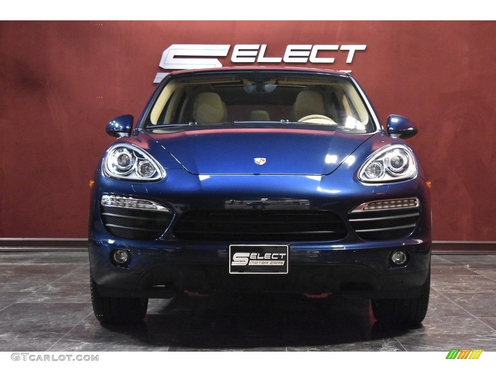 2014 Cayenne S - Dark Blue Metallic / Luxor Beige photo #1