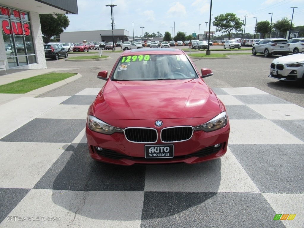 2014 3 Series 320i Sedan - Melbourne Red Metallic / Venetian Beige photo #2