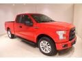 2016 Race Red Ford F150 XL SuperCab 4x4  photo #1