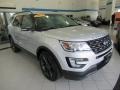 2017 Ingot Silver Ford Explorer XLT 4WD  photo #3