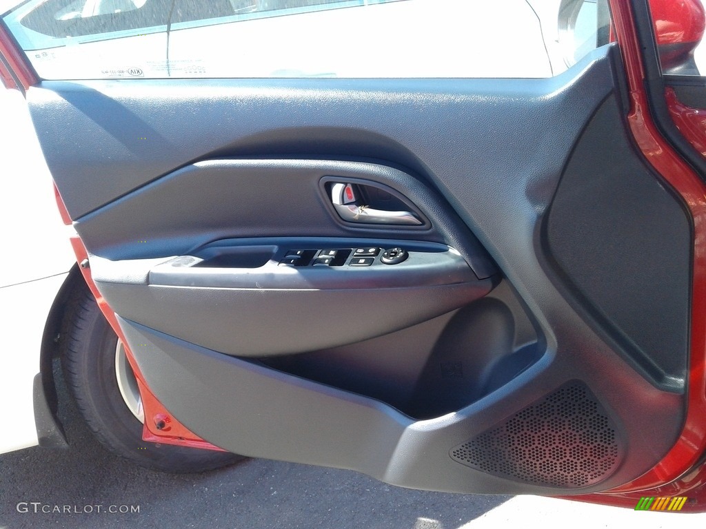 2017 Kia Rio EX Sedan Black Door Panel Photo #138302741