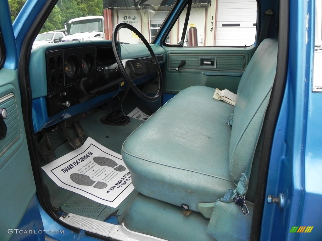Blue Interior 1979 Chevrolet C/K C30 Scottsdale Regular Cab Photo #138303161