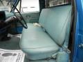 1979 Chevrolet C/K Blue Interior Front Seat Photo