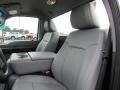 Steel Gray Front Seat Photo for 2011 Ford F250 Super Duty #138303728