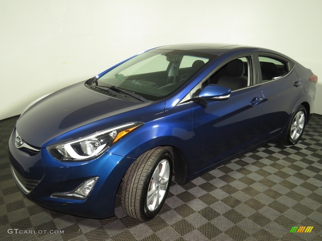 2016 Elantra Value Edition - Blue / Black photo #7