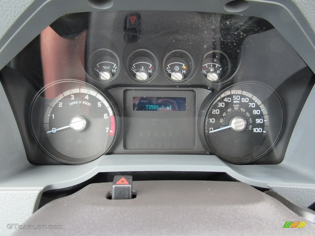 2011 Ford F250 Super Duty XL Regular Cab Chassis Gauges Photo #138304229