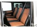 2017 Mercedes-Benz G designo Manufaktur Saddle Brown Interior Rear Seat Photo