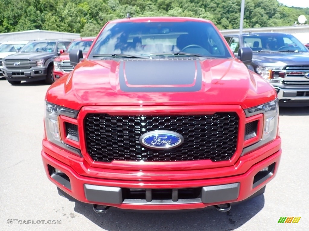2020 F150 XLT SuperCrew 4x4 - Rapid Red / Sport Special Edition Black/Red photo #4