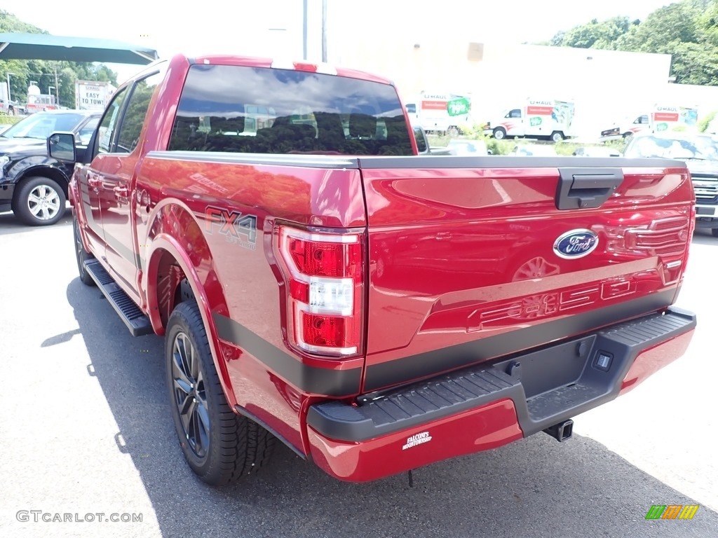 2020 F150 XLT SuperCrew 4x4 - Rapid Red / Sport Special Edition Black/Red photo #6
