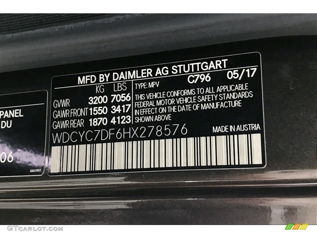 2017 G Color Code 796 for Dakota Brown Metallic Photo #138307177
