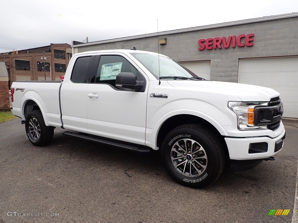Oxford White 2020 Ford F150 XLT SuperCab 4x4 Exterior Photo #138307189