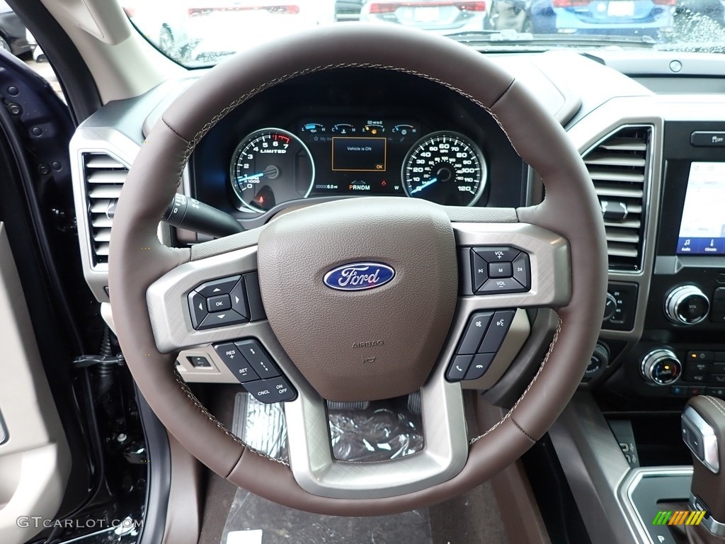 2020 Ford F150 Limited SuperCrew 4x4 Limited Unique Camelback Steering Wheel Photo #138307792