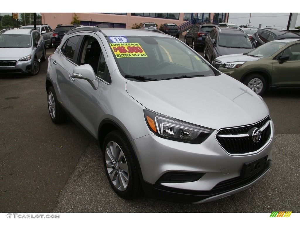 2018 Encore Preferred AWD - Quicksilver Metallic / Ebony photo #3