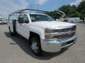 2015 Summit White Chevrolet Silverado 3500HD WT Crew Cab  photo #43