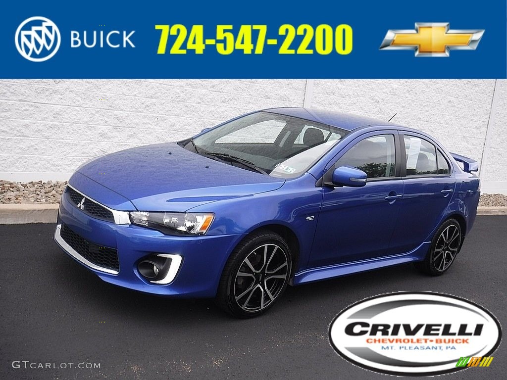 2017 Lancer SE AWC - Octane Blue Pearl / Black photo #1
