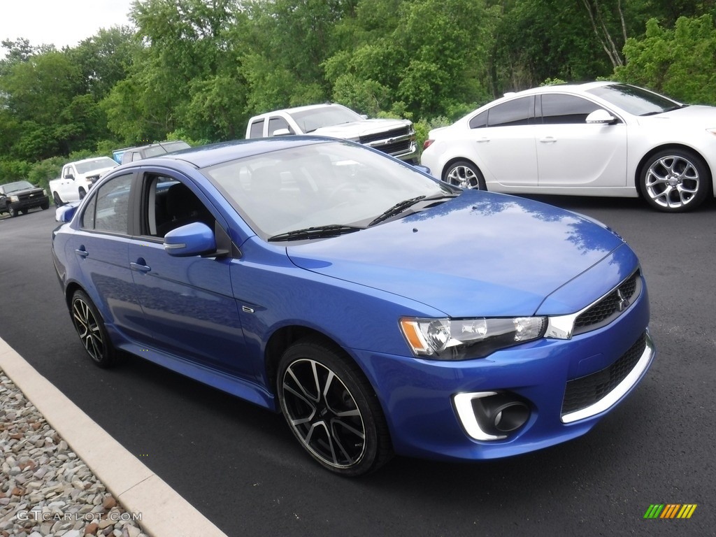 2017 Lancer SE AWC - Octane Blue Pearl / Black photo #6