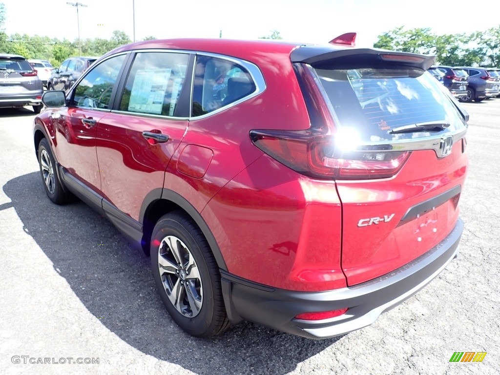 2020 CR-V LX AWD - Radiant Red Metallic / Gray photo #3