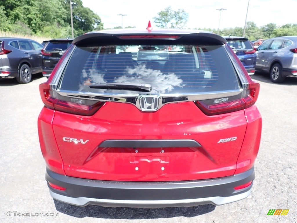 2020 CR-V LX AWD - Radiant Red Metallic / Gray photo #4