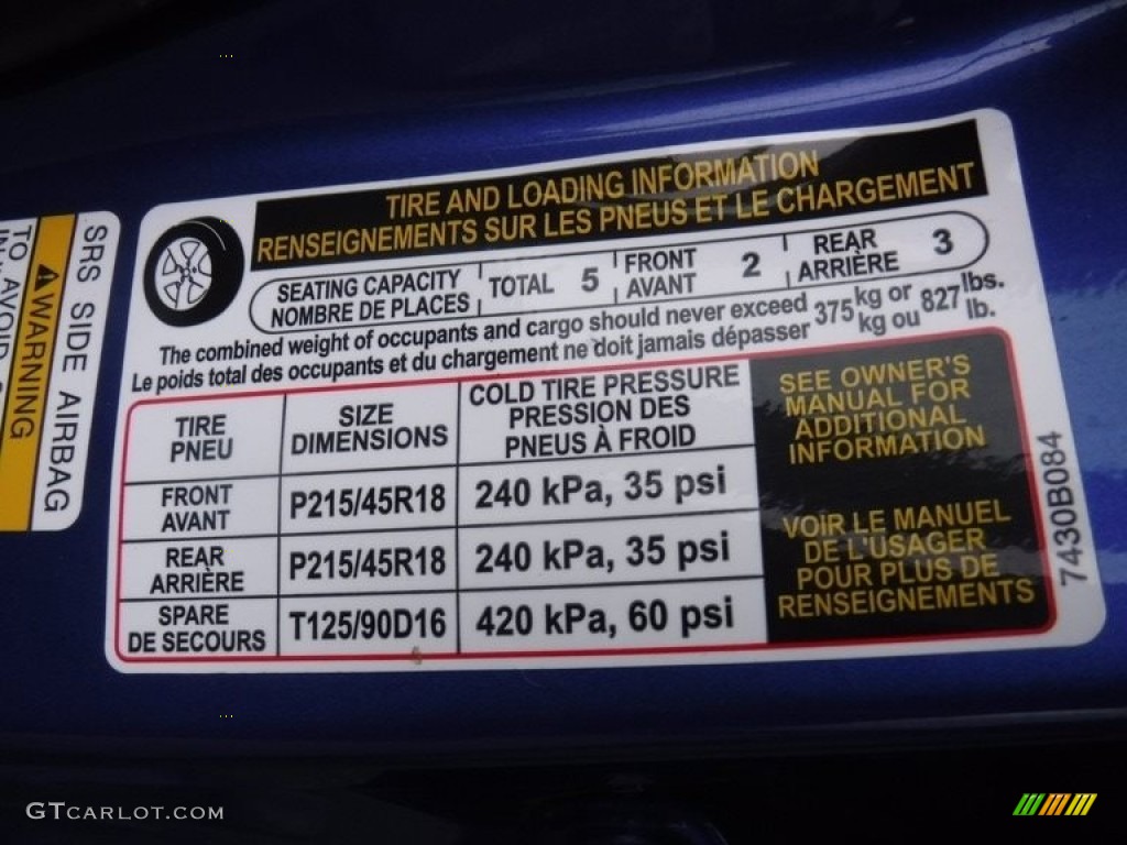 2017 Mitsubishi Lancer SE AWC Info Tag Photo #138309976