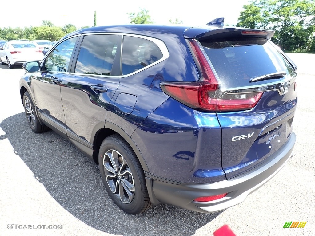 2020 CR-V EX-L AWD - Obsidian Blue Pearl / Gray photo #4