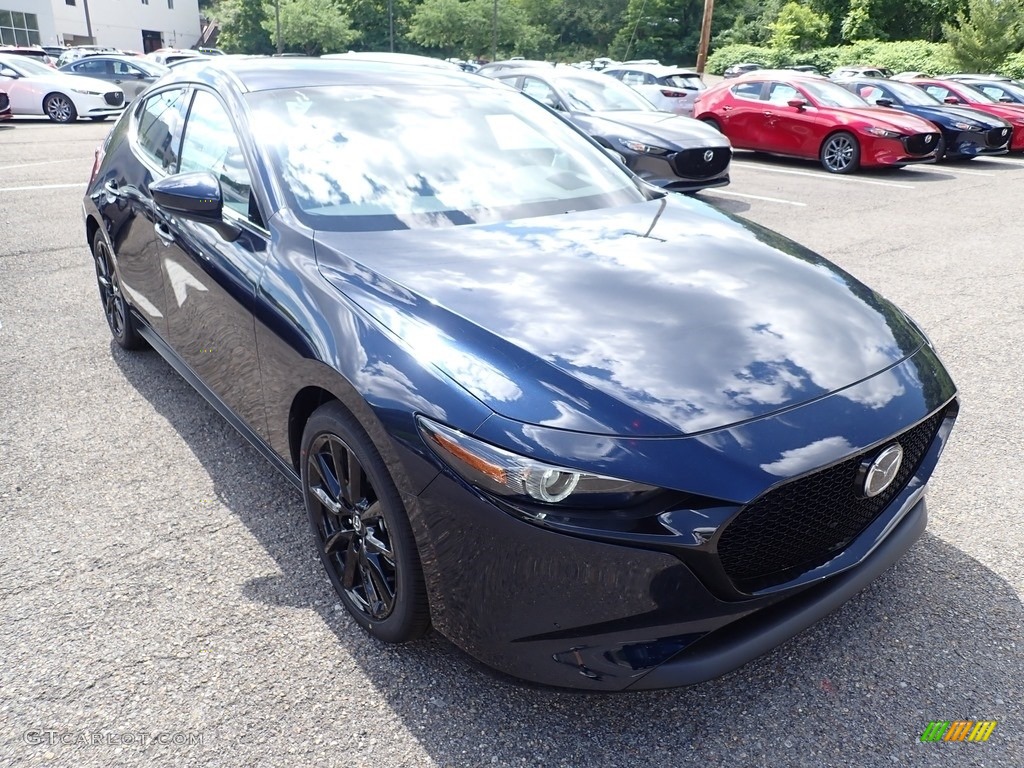2020 Deep Crystal Blue Mica Mazda MAZDA3 Premium Hatchback AWD