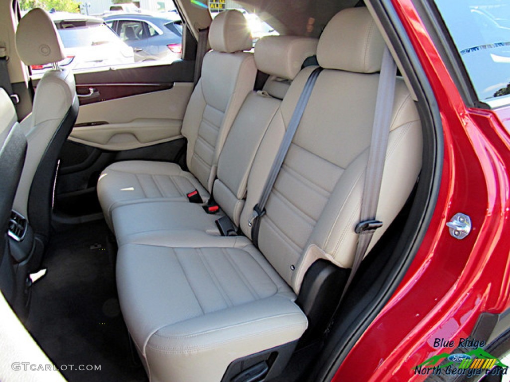 Stone Beige Interior 2018 Kia Sorento EX V6 Photo #138311446