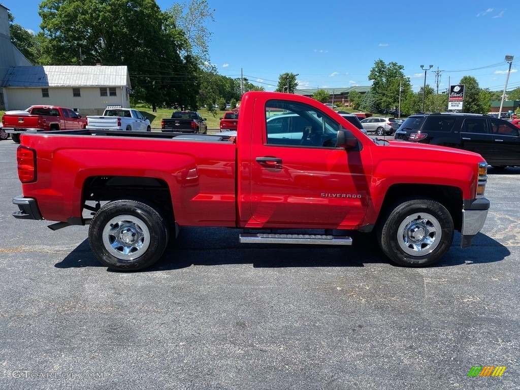 2014 Silverado 1500 WT Regular Cab - Victory Red / Jet Black/Dark Ash photo #5