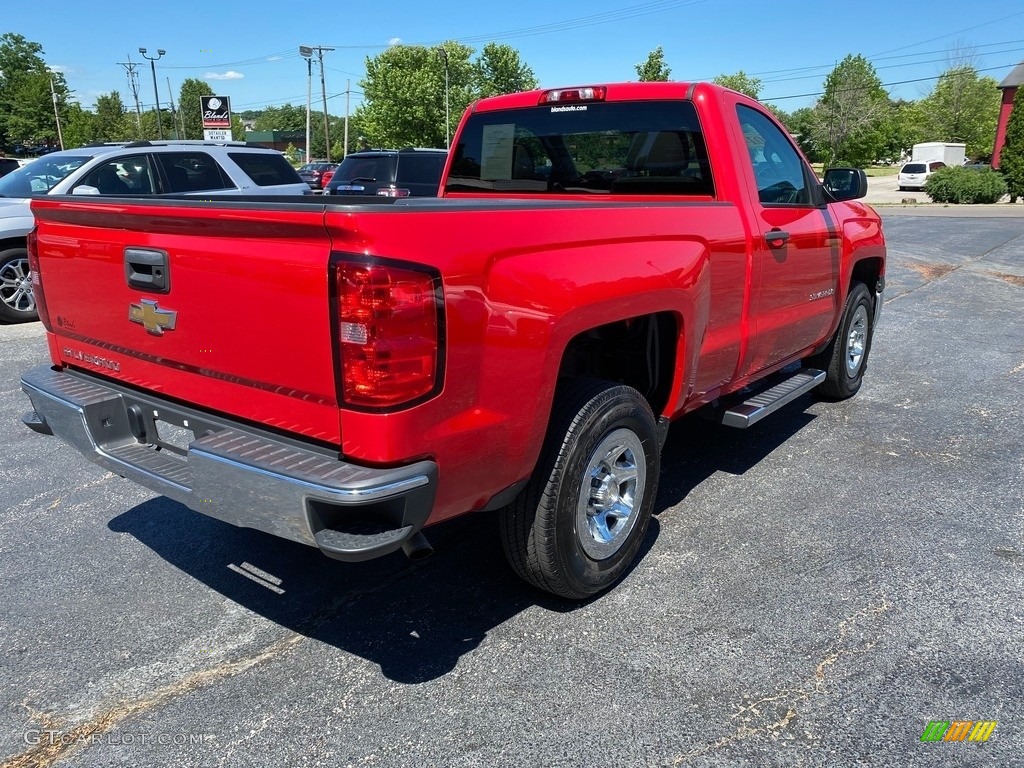 2014 Silverado 1500 WT Regular Cab - Victory Red / Jet Black/Dark Ash photo #6
