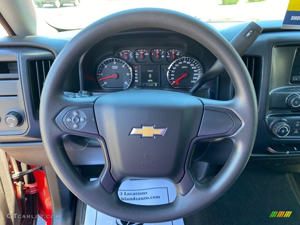 2014 Silverado 1500 WT Regular Cab - Victory Red / Jet Black/Dark Ash photo #13