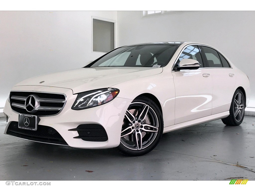 designo Diamond White Metallic 2017 Mercedes-Benz E 300 Sedan Exterior Photo #138312637