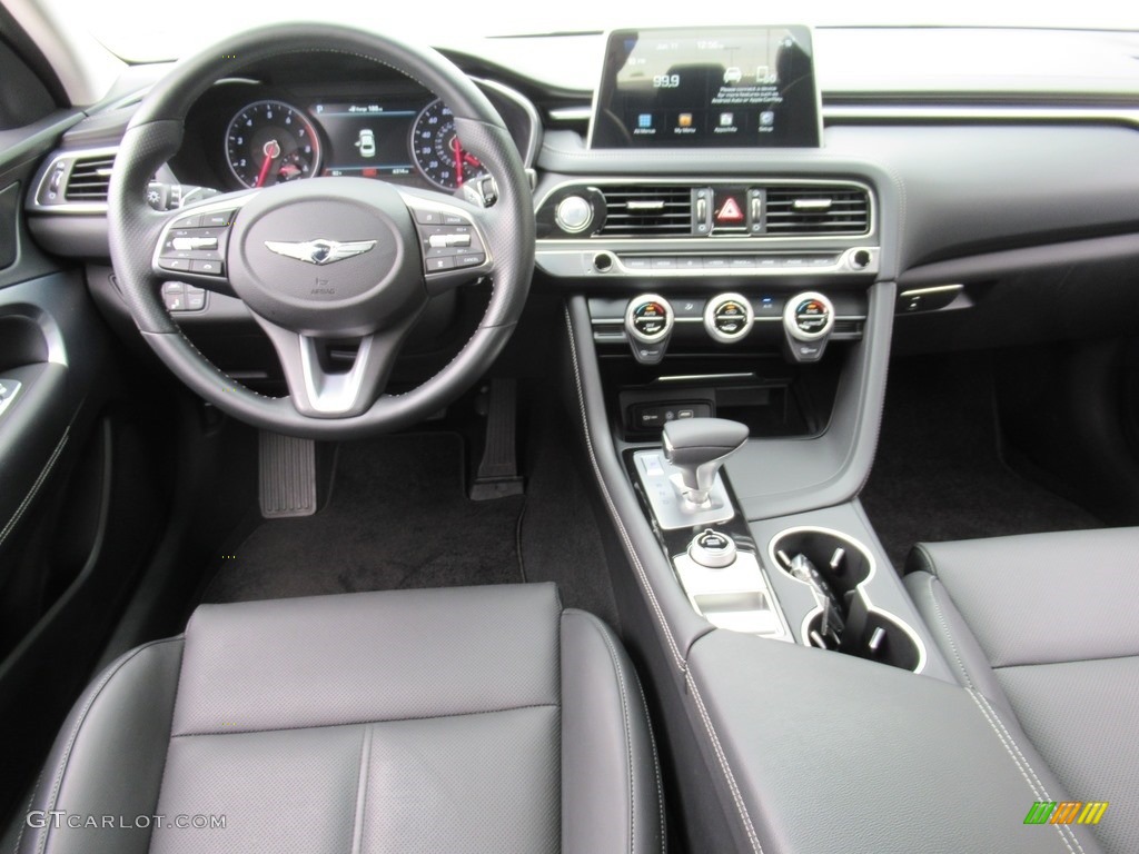 2019 Hyundai Genesis G70 RWD Black Dashboard Photo #138312736